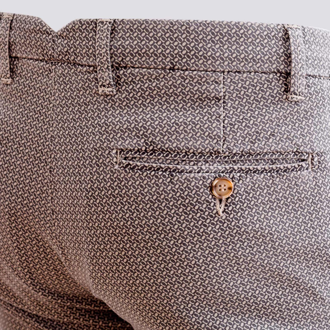 PANTALONE IN FANTASIA CON RISVOLTINO