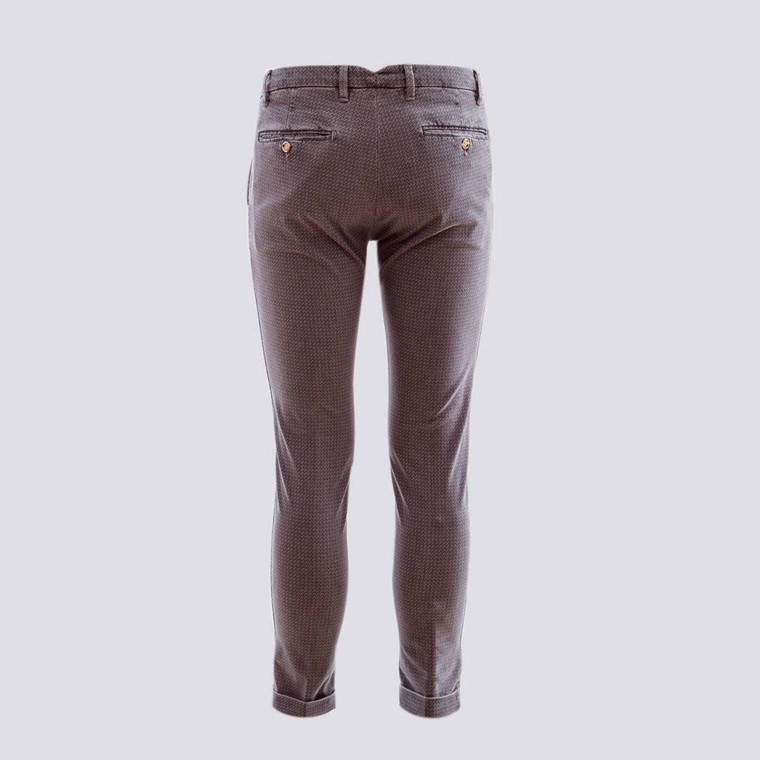 PANTALONE IN FANTASIA CON RISVOLTINO