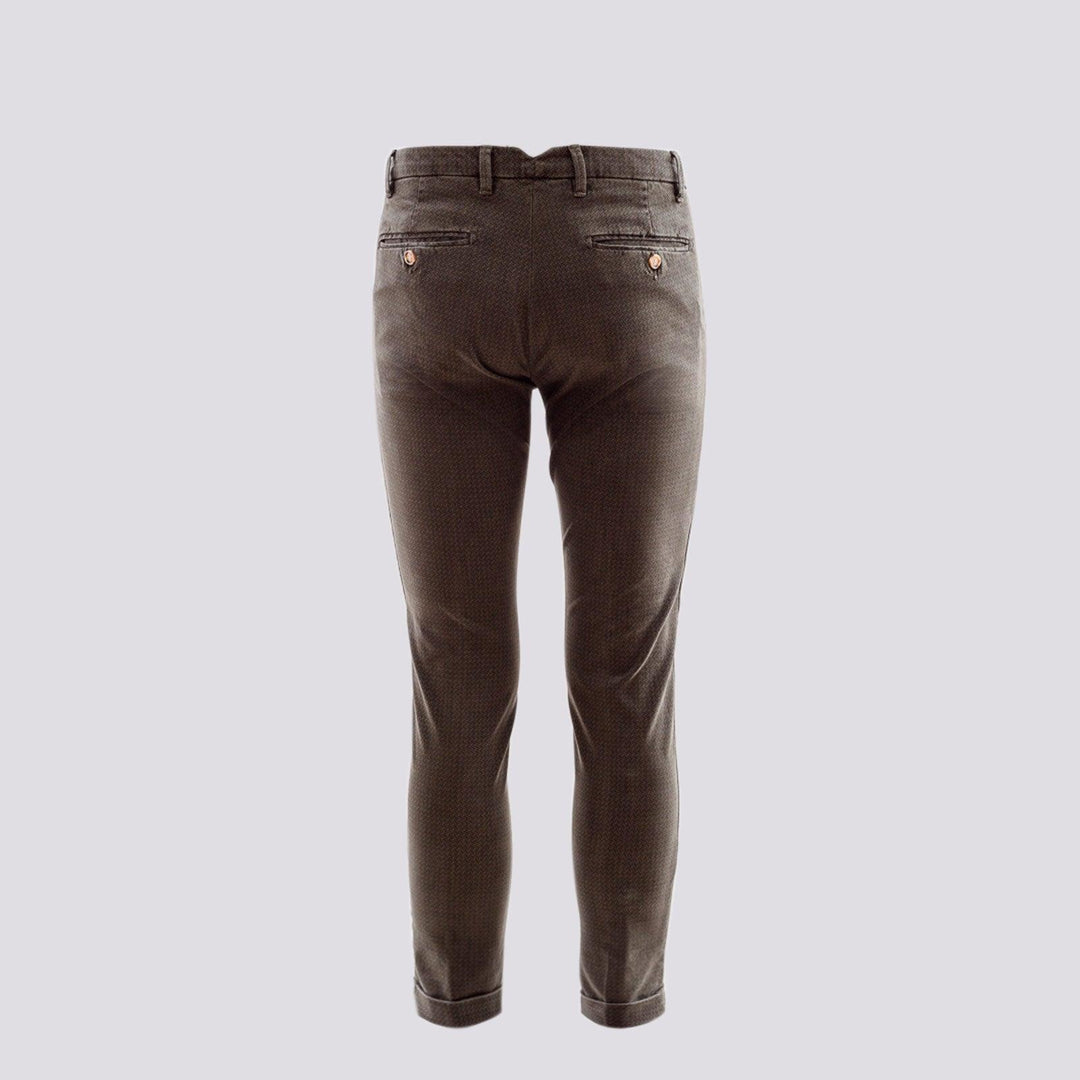PANTALONE IN FANTASIA CON RISVOLTINO