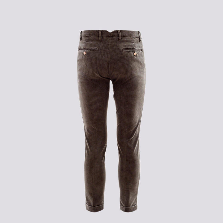 PANTALONE IN FANTASIA CON RISVOLTINO