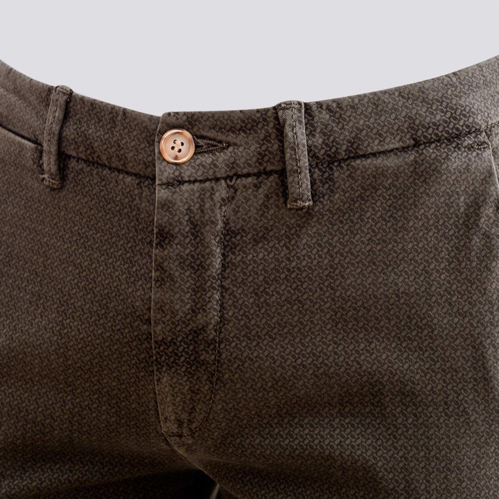 PANTALONE IN FANTASIA CON RISVOLTINO