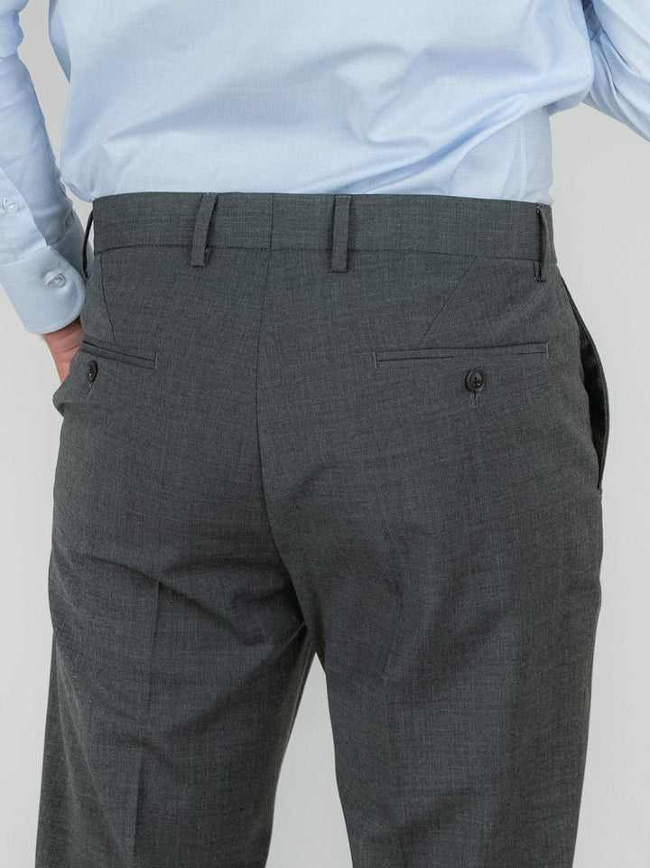 PANTALONE IN FRESCO LANA GRIGIO