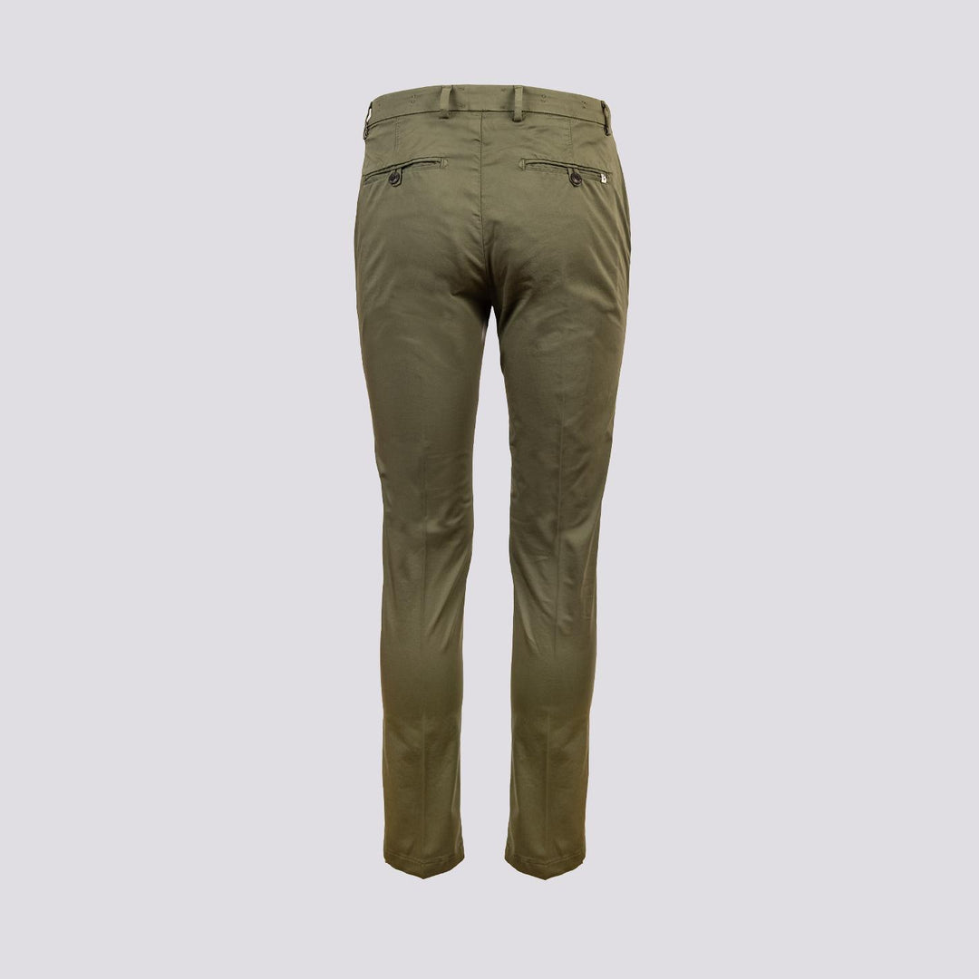 PANTALONE UNIFORM IN COTONE VERDE