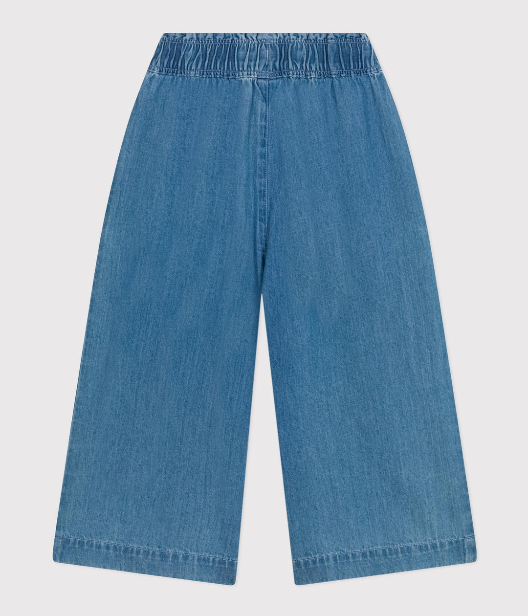 PANTALONI AMPI IN DENIM LEGGERO BAMBINA