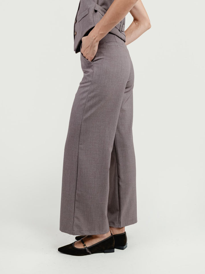 PANTALONI A PALAZZO MOKA