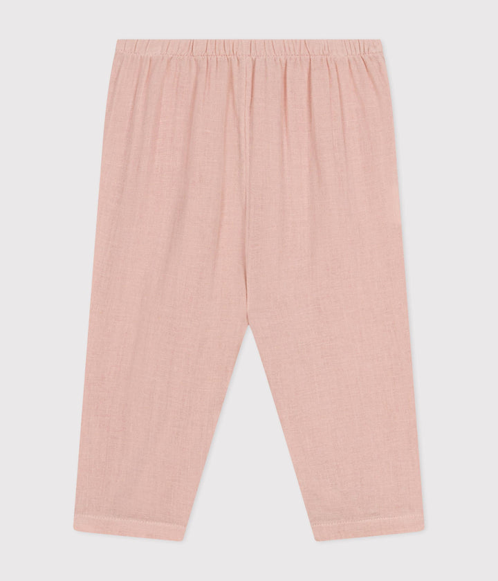PANTALONI BEBÈ IN GARZA DI COTONE