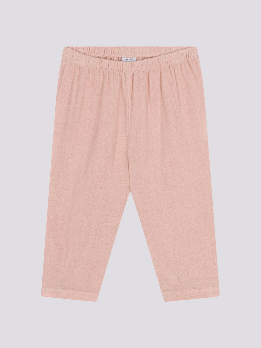 PANTALONI BEBÈ IN GARZA DI COTONE