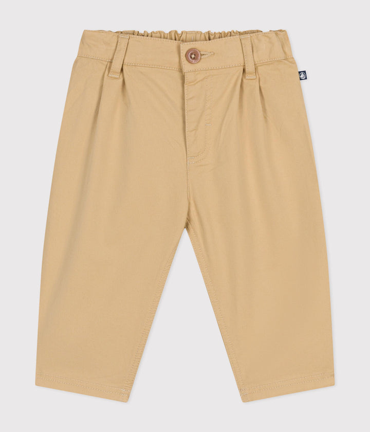 PANTALONI BEIGE IN SERGE BEBÈ