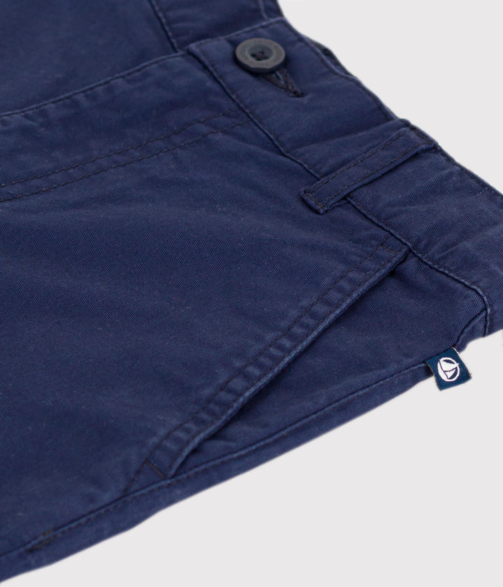 PANTALONI CHINO BLU BAMBINO
