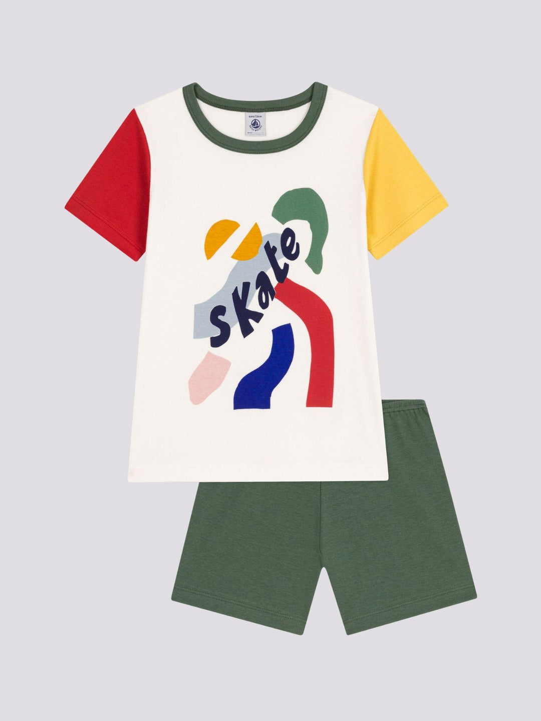 PIGIAMA BAMBINO CORTO TINTA UNITA