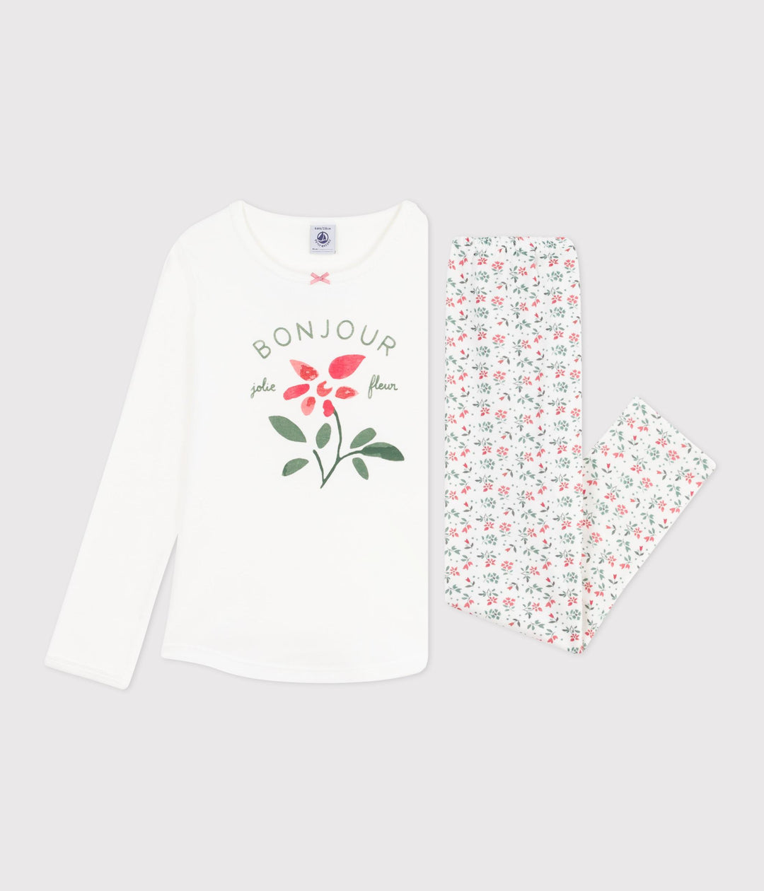PIGIAMA CON STAMPA A FIORI BAMBINA