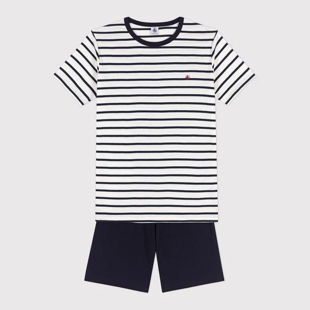 PIGIAMA CORTO A RIGHE MARINIÈRE UNISEX A COSTINE