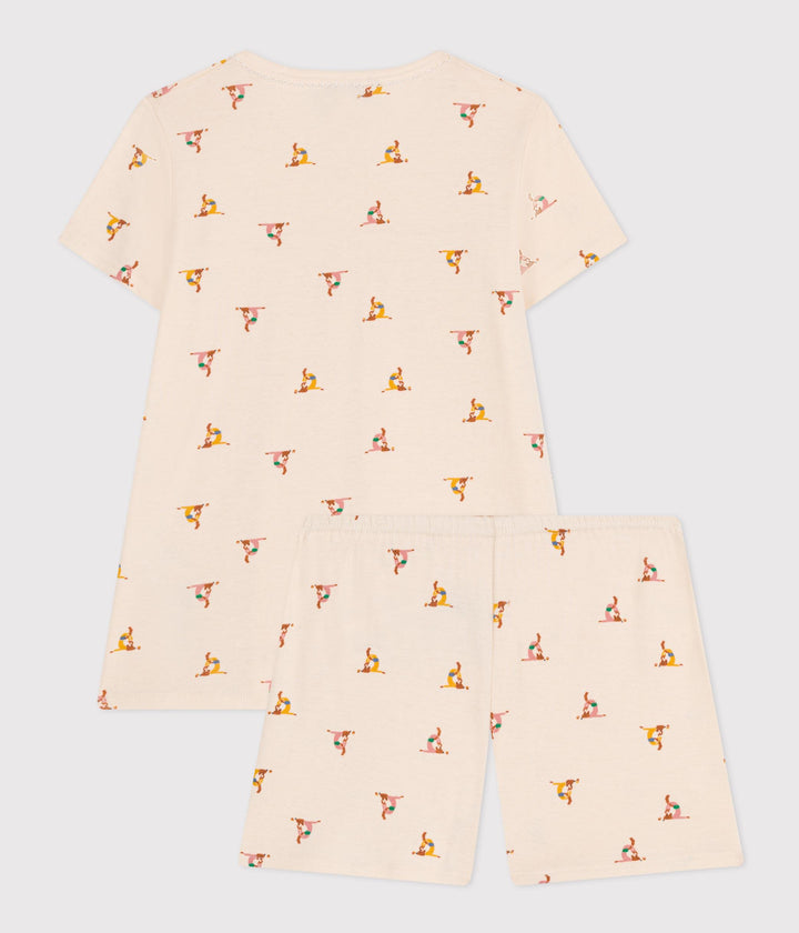 PIGIAMA SHORT FANTASIA ANIMALI IN COTONE
