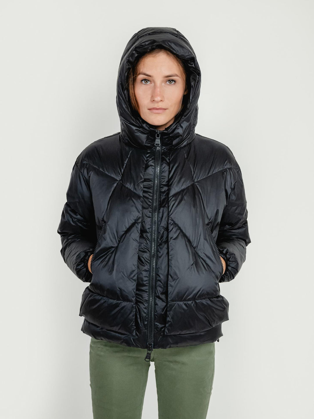 PIUMINO EUGENIE SHORT 2.0 NERO