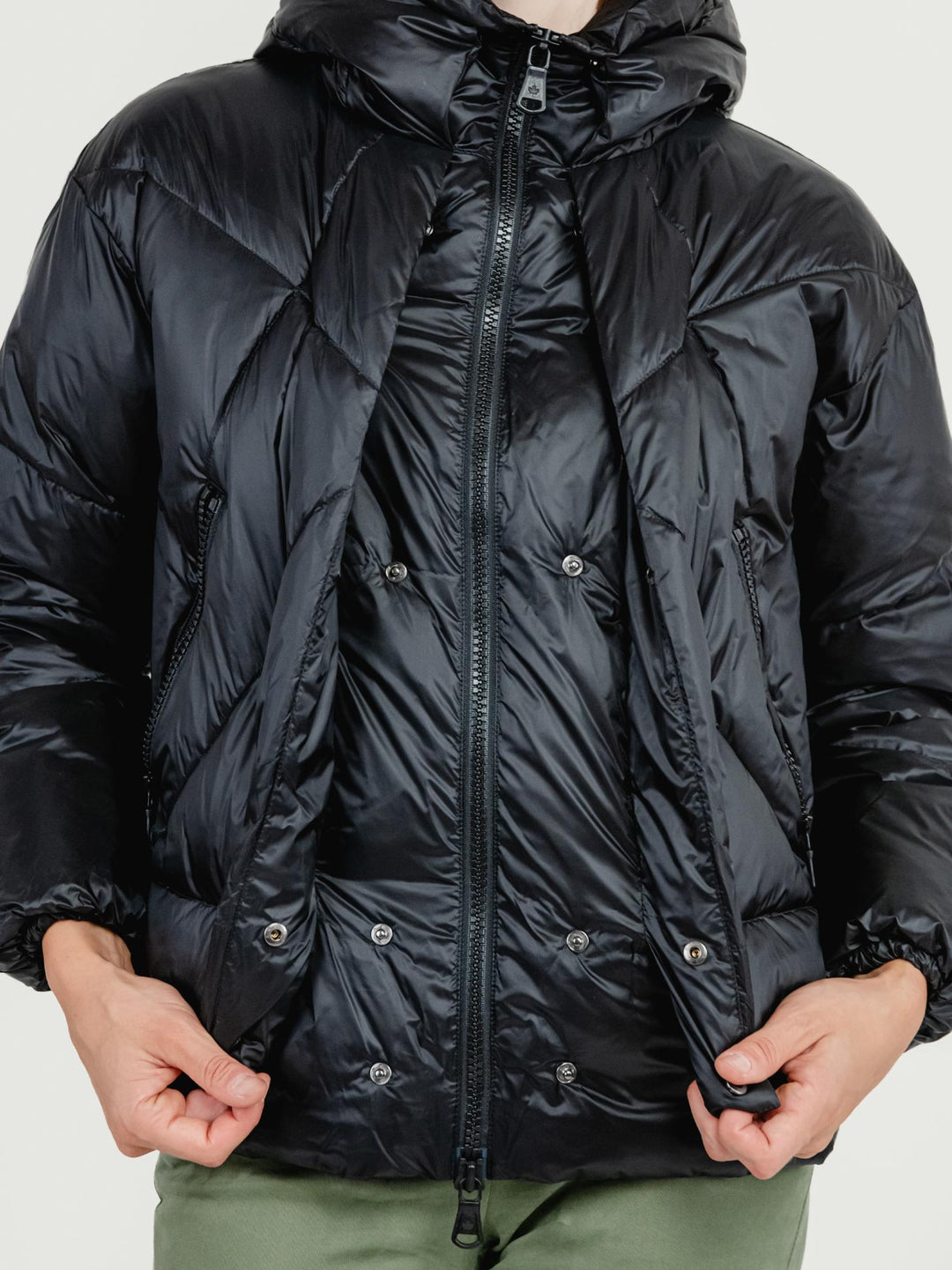 PIUMINO EUGENIE SHORT 2.0 NERO