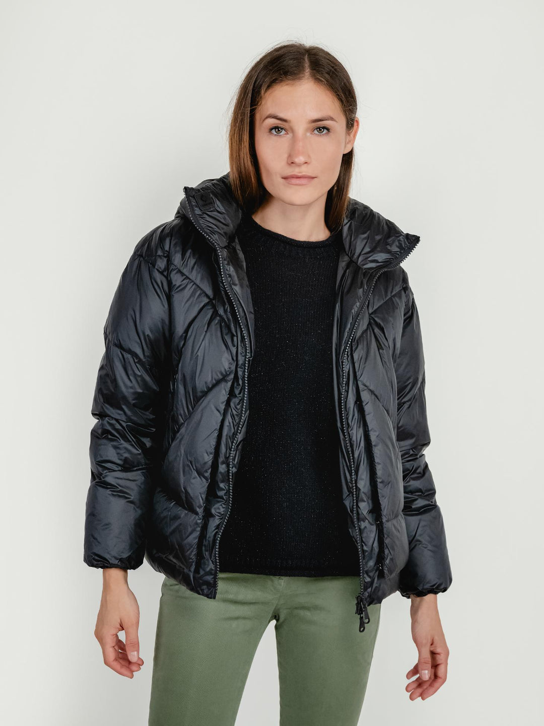 PIUMINO EUGENIE SHORT 2.0 NERO