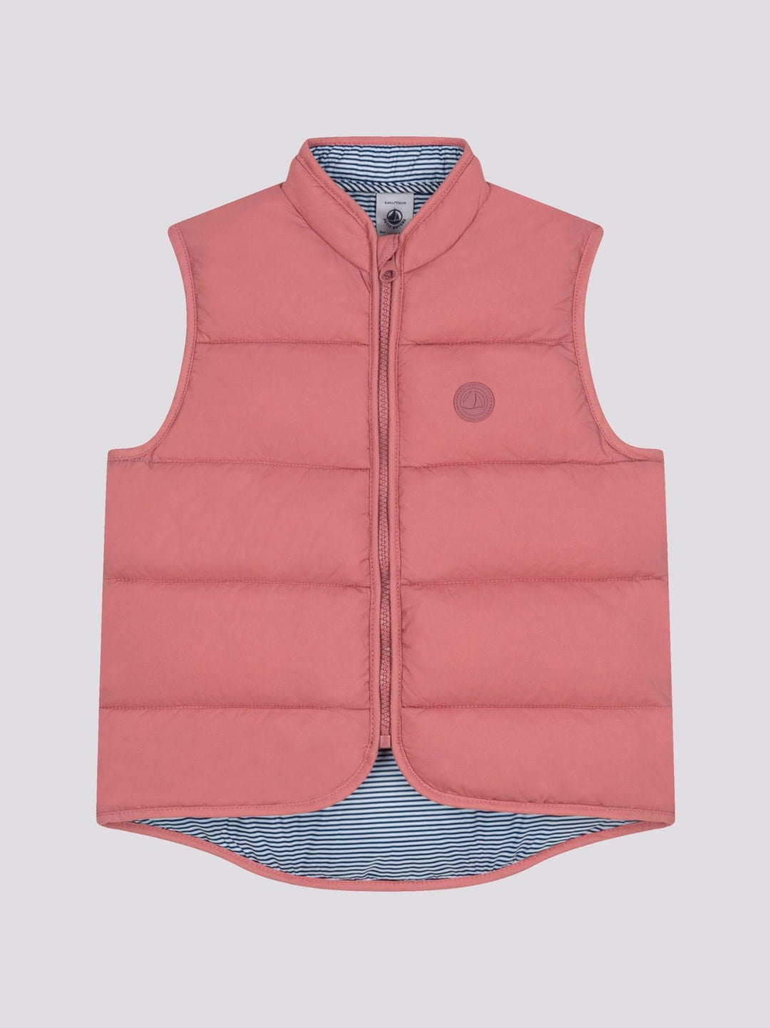 PIUMINO ROSA SENZA MANICHE BAMBINA