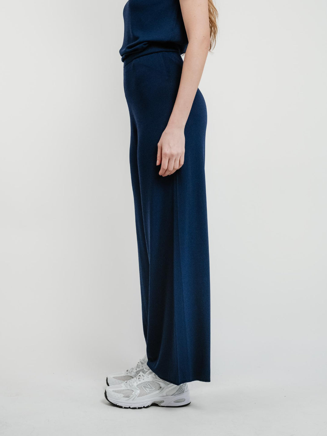 PantalonE a palazzo blu