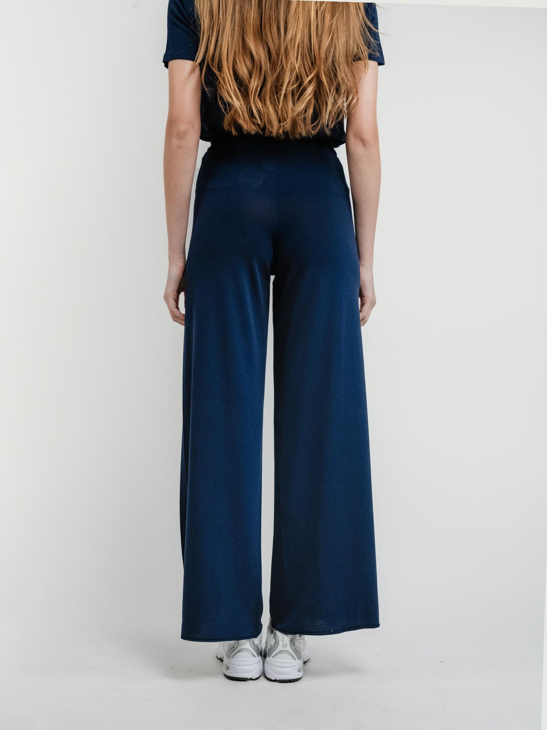 PantalonE a palazzo blu