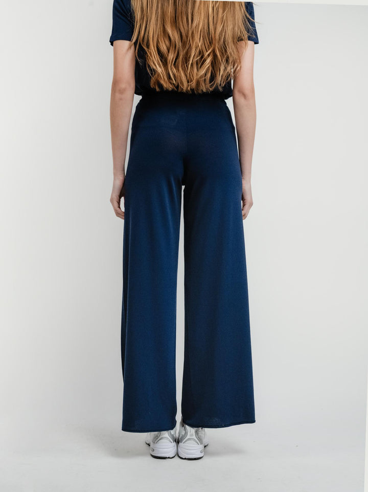 PantalonE a palazzo blu