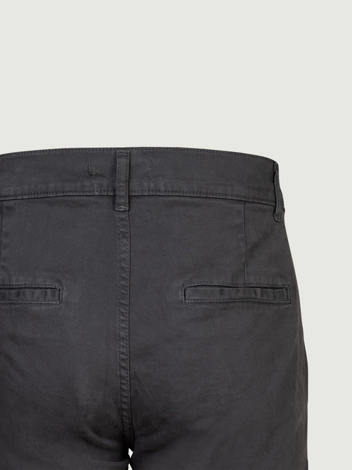 Pantalone chinos in cotone elasticizzato grigio