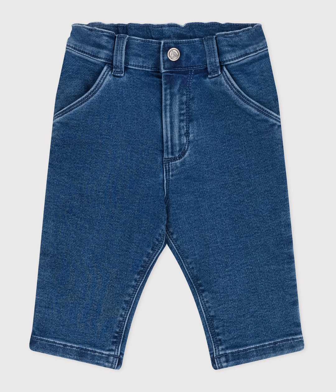 Pantaloni in denim ed elastan
