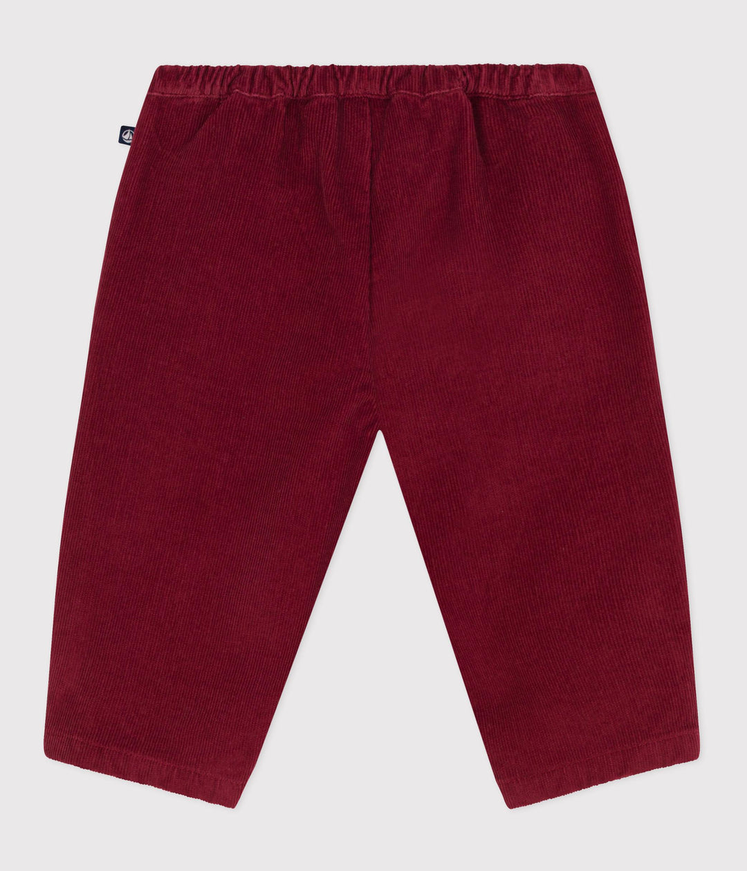 Pantaloni in velluto tinta unita neonato