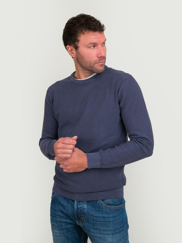 Paricollo cotone colore denim