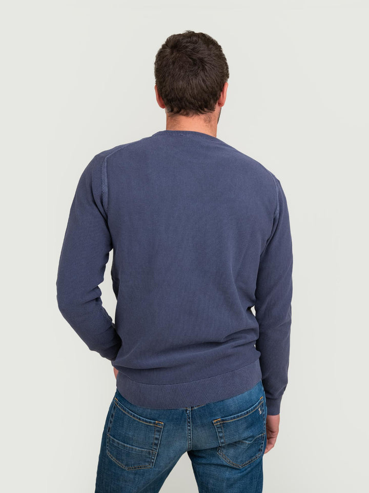Paricollo cotone colore denim