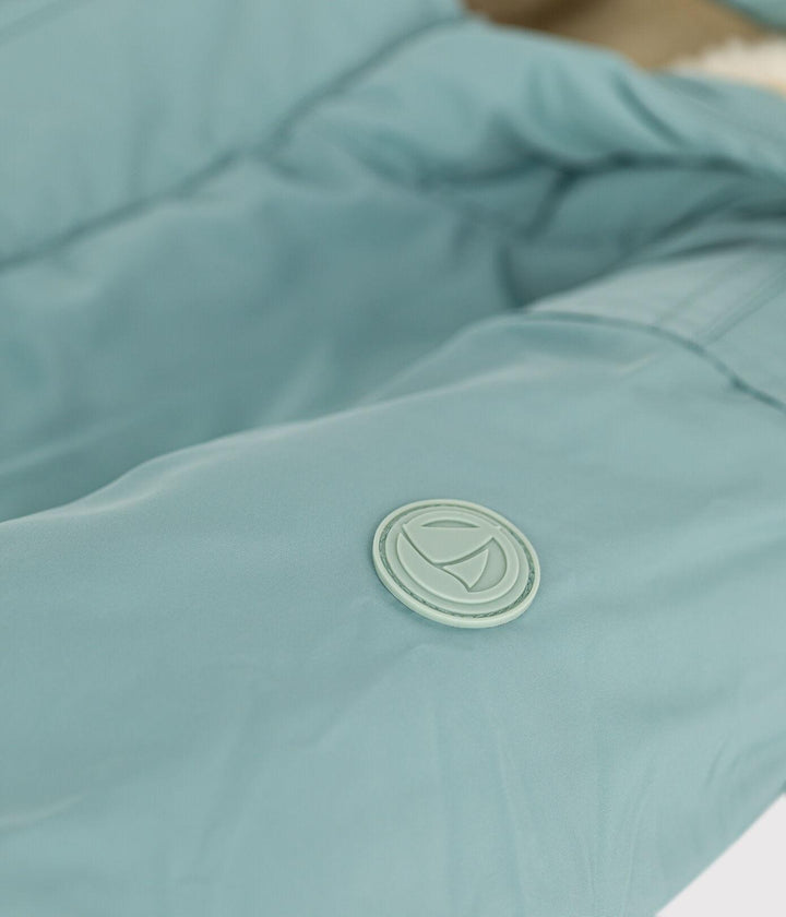 Parka verde in poliestere