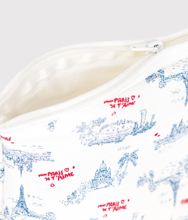 Pochette in cotone con motivi Parigi bebè