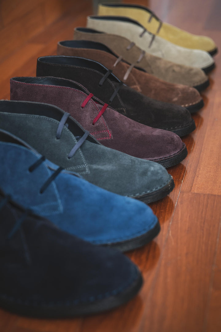 Polacchino Desert Boot blu