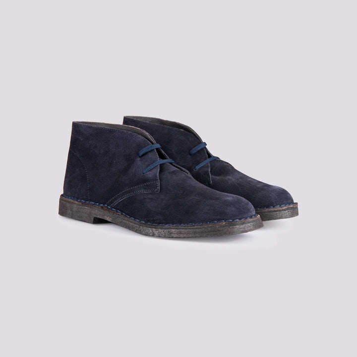 Polacchino Desert Boot blu