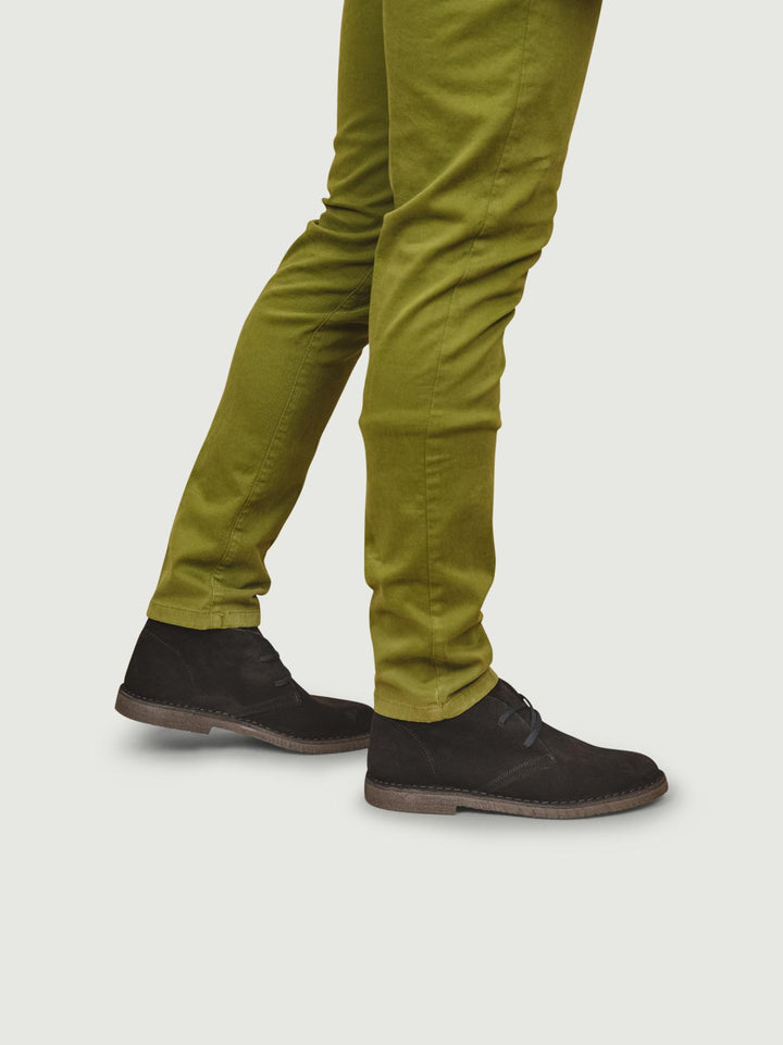 Polacchino Desert Boot blu in camoscio