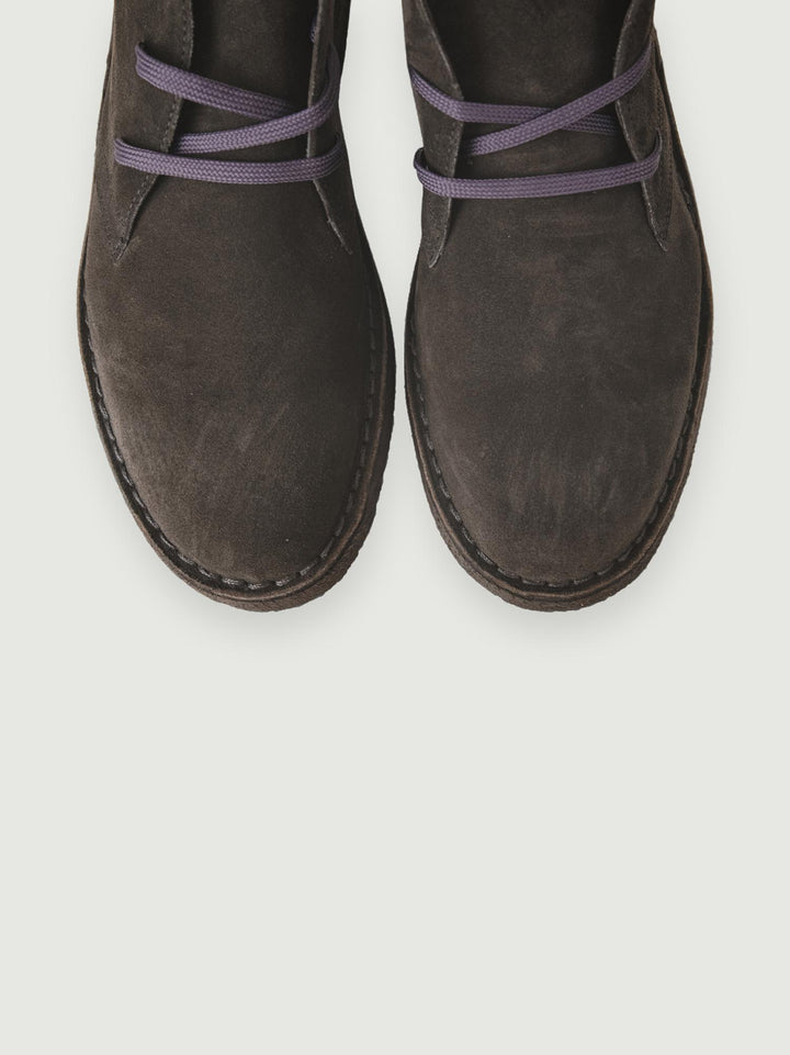 Polacchino Desert Boot grigio in camoscio