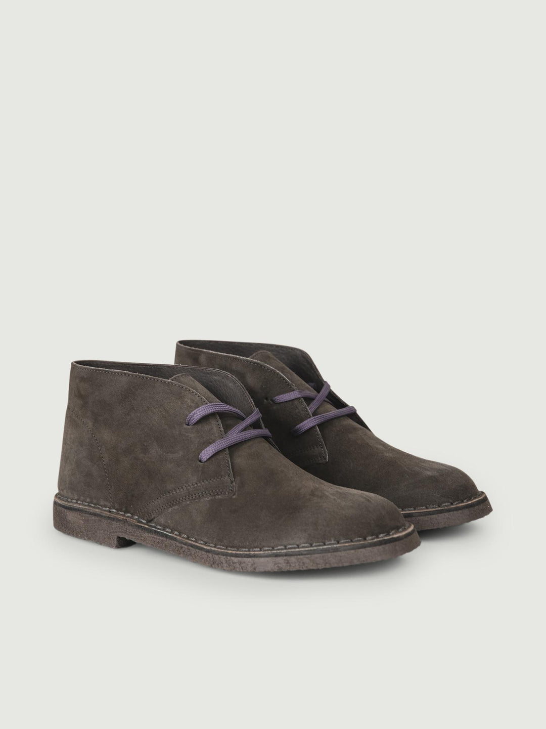 Polacchino Desert Boot grigio in camoscio
