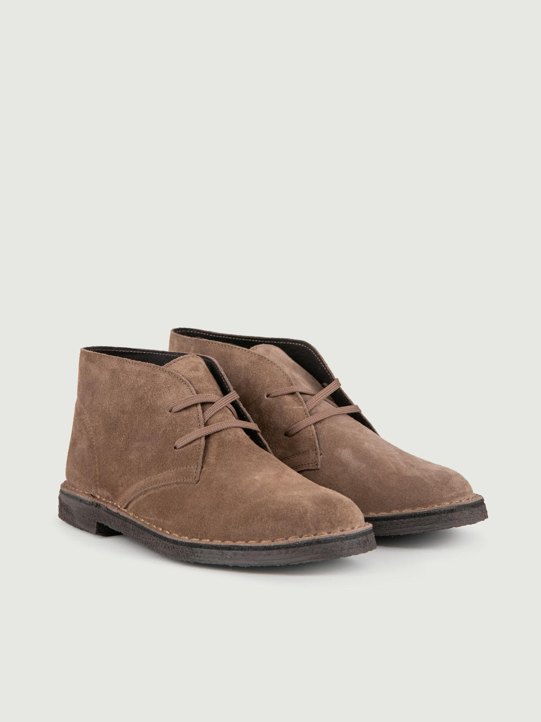 Polacchino Desert Boot in camoscio beige