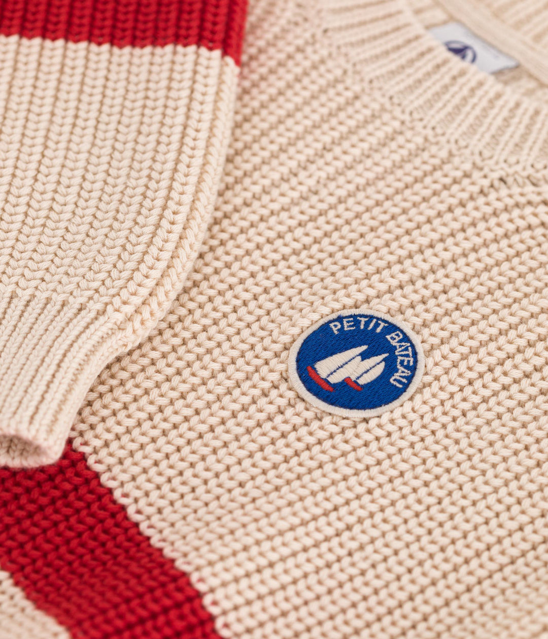 Pullover in cotone a righe bambino