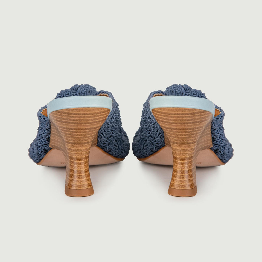 SABOT CON FASCIA UNCINETTO COLOR JEANS