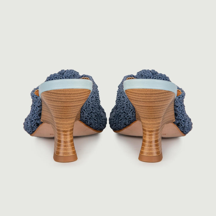 SABOT CON FASCIA UNCINETTO COLOR JEANS
