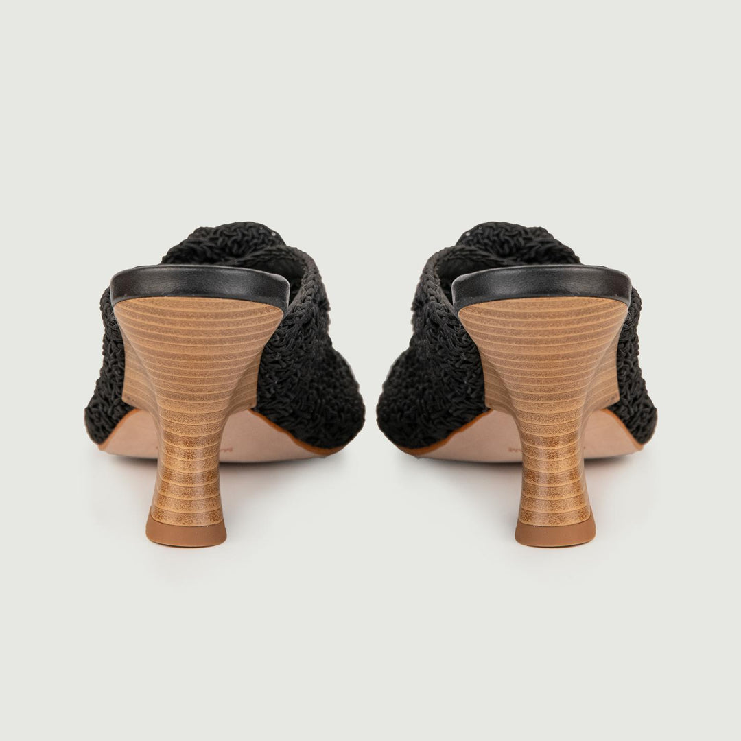 SABOT CON FASCIA UNCINETTO NERO