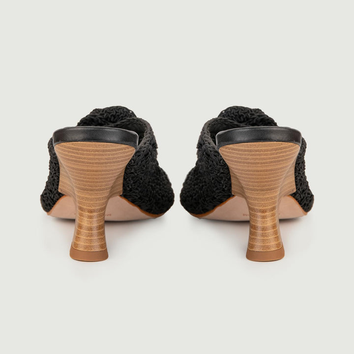 SABOT CON FASCIA UNCINETTO NERO