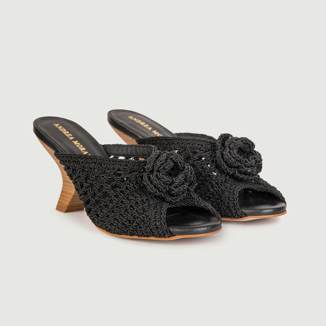 SABOT CON FASCIA UNCINETTO NERO