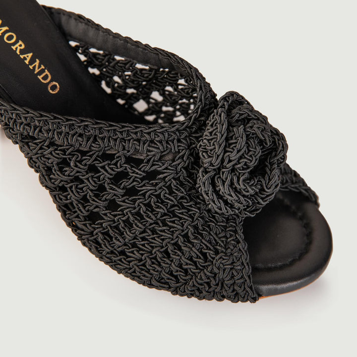 SABOT CON FASCIA UNCINETTO NERO
