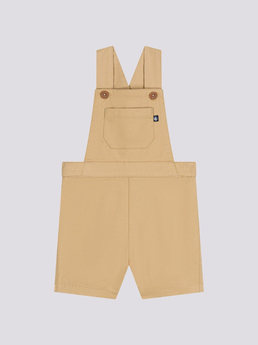 SALOPETTE CORTA IN SERGE BEIGE BEBÈ
