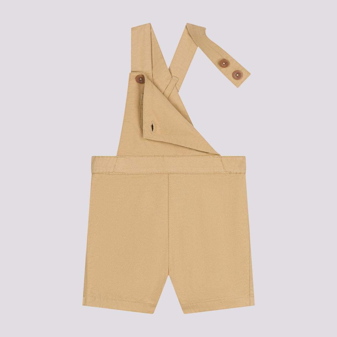 SALOPETTE CORTA IN SERGE BEIGE BEBÈ