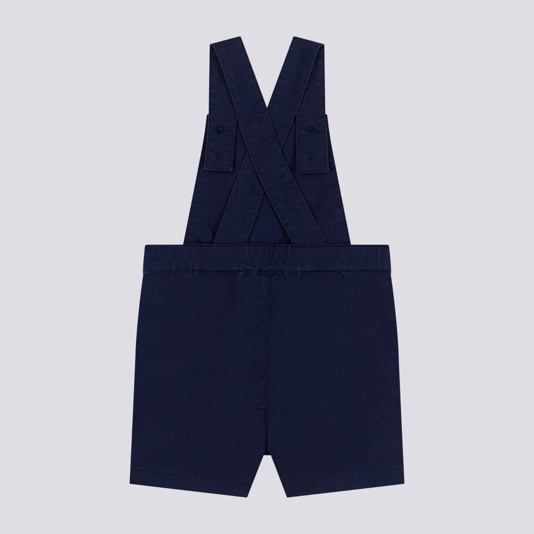 SALOPETTE CORTA IN SERGE BLU BEBÈ