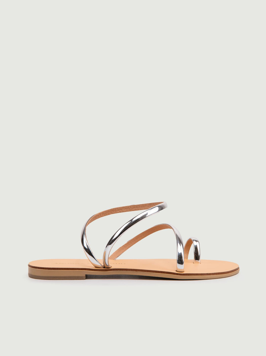 SANDALO BASSO INFRADITO ARGENTO