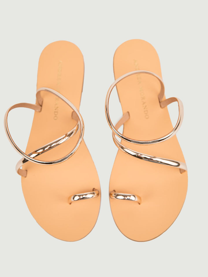 SANDALO BASSO INFRADITO ORO