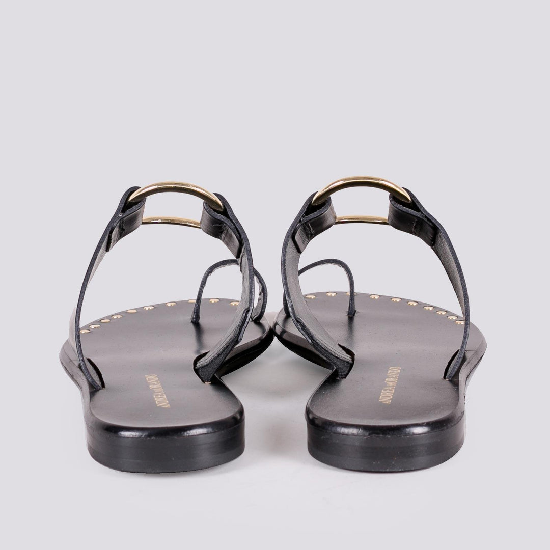 SANDALO CON APPLICAZIONE CERCHIO